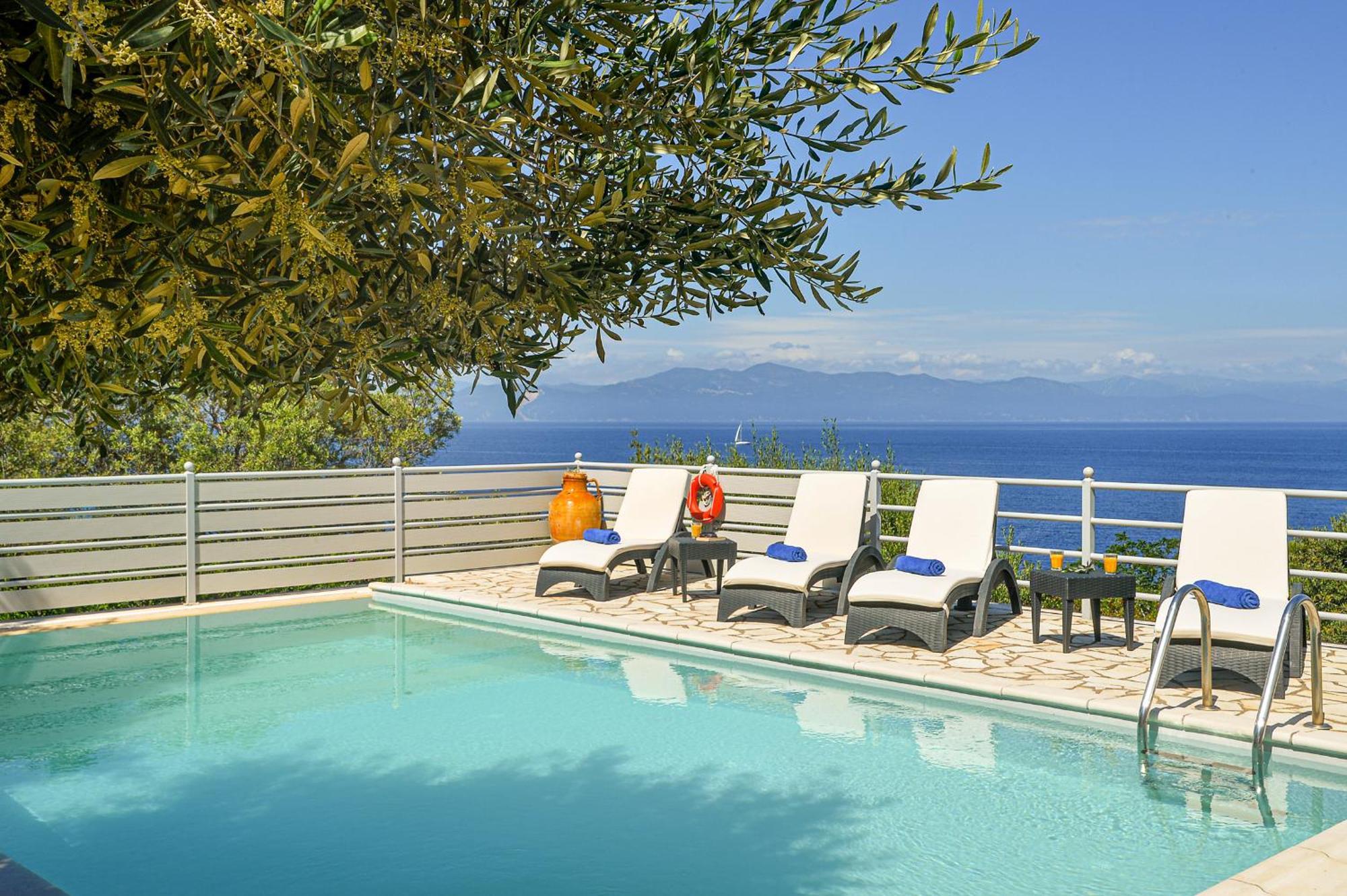 Lioniskari Seaviews - Paxoi'S Private Pool Oasis Villa Porto Ozias Luaran gambar