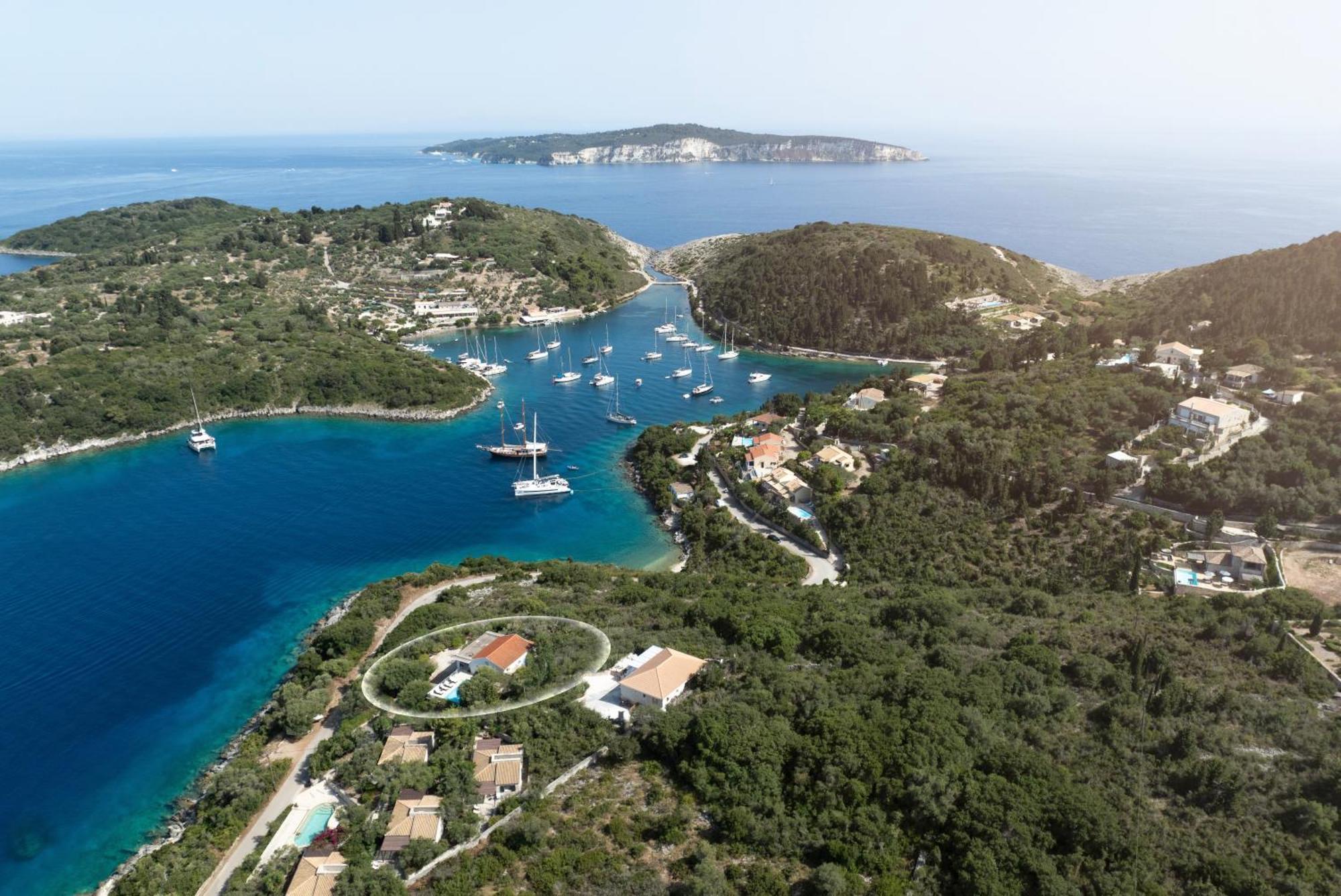 Lioniskari Seaviews - Paxoi'S Private Pool Oasis Villa Porto Ozias Luaran gambar